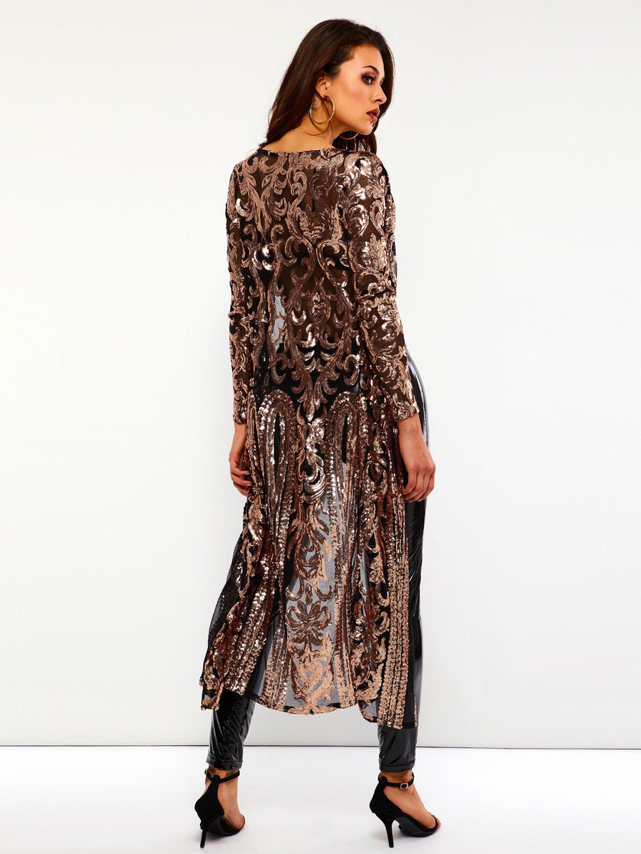 black-long-slim-floral-polyester-see-through-coat-style-v201767