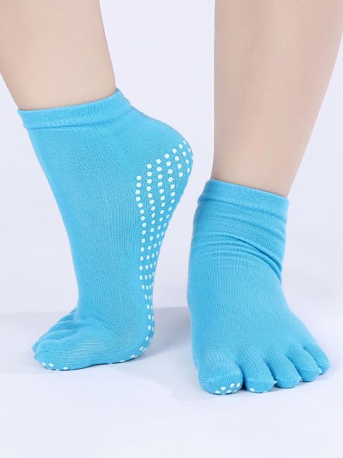 Blue Fashion Letter Polyester Socks (Style V102616) - VEDACHIC